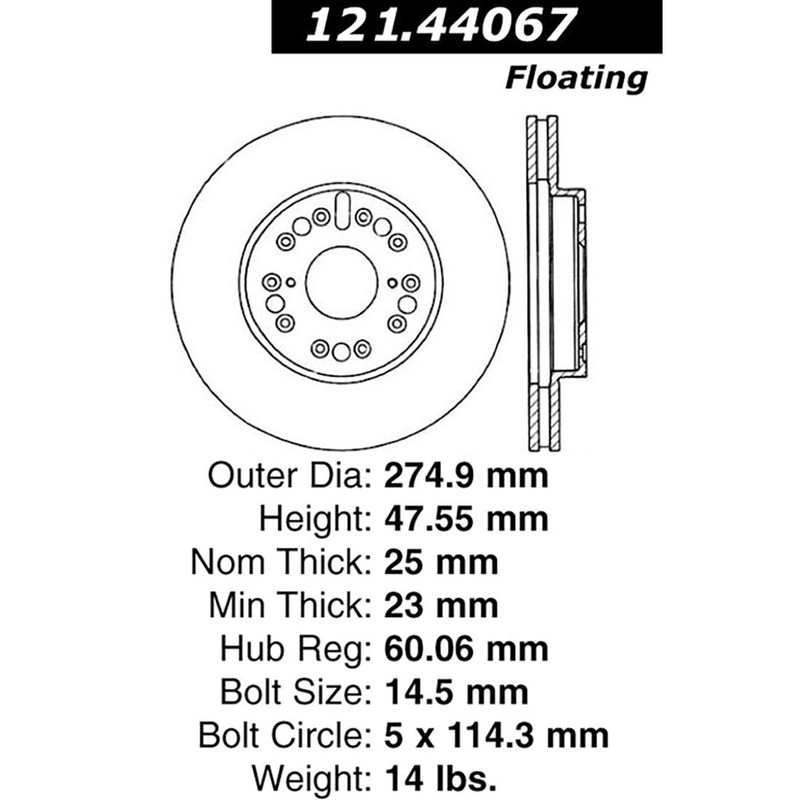 Front Brake Rotors + Ceramic Brake Pads for 1990 Lexus LS400 gallery