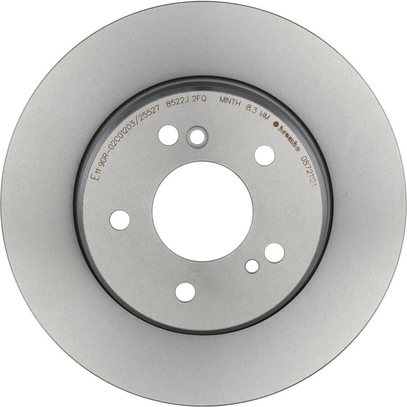 Disc Brake Rotor Rear 08.7211.21-AL Fits 2006-2009 Mercedes CLK350