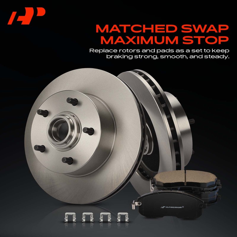 A-Premium Front Disc Brake Rotors for Chevrolet Camaro 1969 Pontiac Grand Prix gallery
