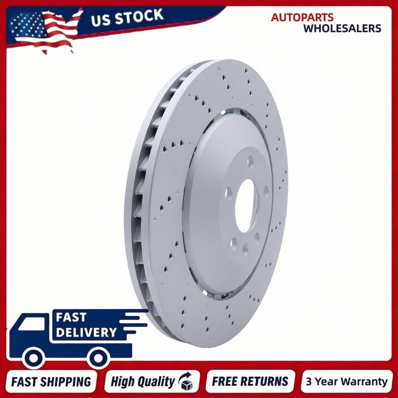 2Pcs Front Brake Disc Rotors for Lamborghini Huracan Lp580 Audi R8 and RS8 US gallery