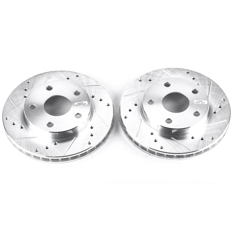 Power Stop Evolution Drilled & Slotted Rotors for Toyota MR2 1991-1995 – Pair gallery