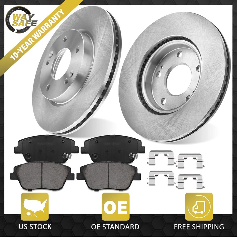 Front Rotors Brake Pads for 2011 – 15 Hyundai Sonata 2011 – 16 Kia Optima