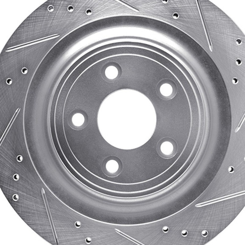 For Jaguar Super V8 2006-2009 Rotor Set | Drilled And Slotted | With Brake Pads gallery