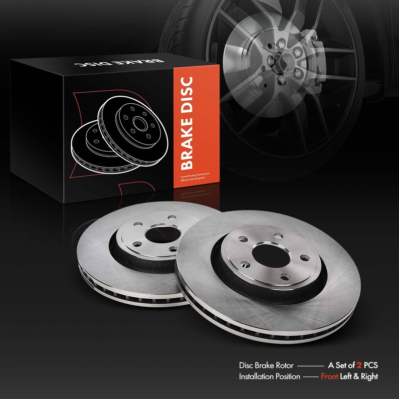New Front Disc Brake Rotors for Jeep Grand Cherokee Dodge Durango 2011 2012-2023 gallery