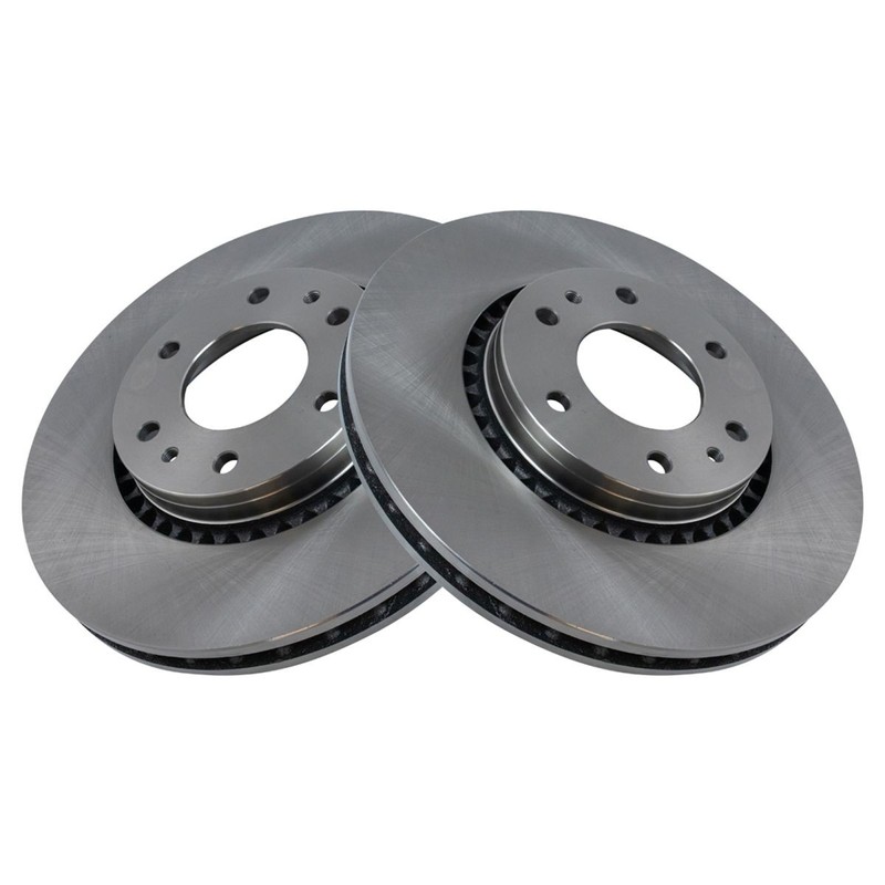 TRQ Front Brake Rotor Pair for Chevy Trailblazer EXT GMC Envoy XL Saab 9-7x gallery