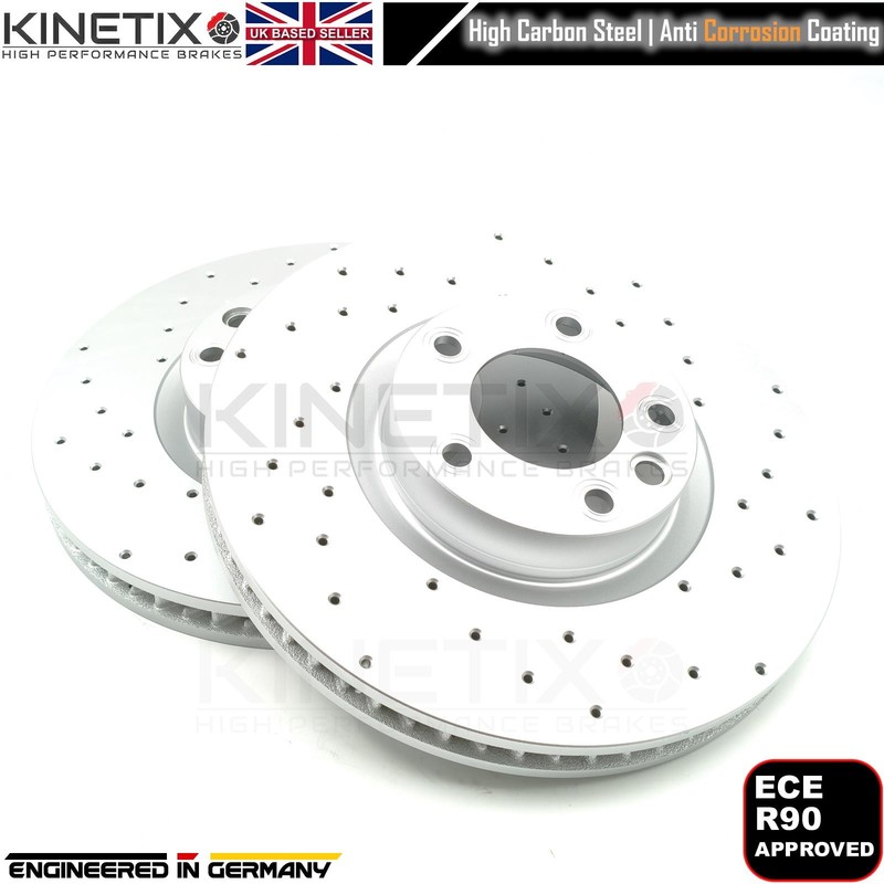 FOR PORSCHE CAYENNE 3.6 GTS FRONT REAR DRILLED BRAKE DISCS PADS WEAR SENSORS gallery