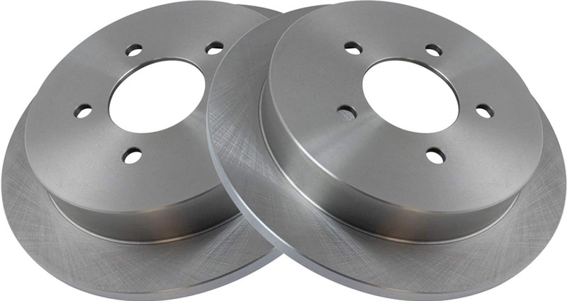 TRQ Rear Brake/Rotor set Compatible with 1997-2002 Ford Expedition 1999-2003 F-1 gallery