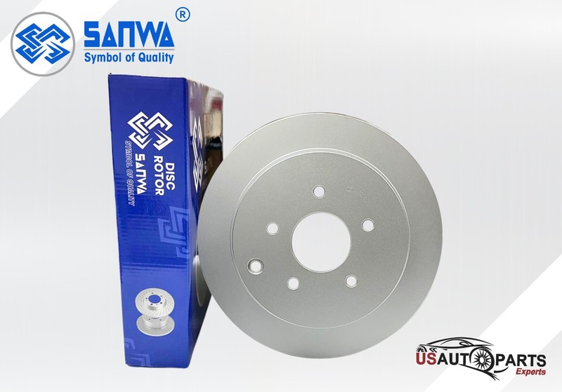 SANWA REAR BRAKE ROTOR VENTED & GEOMET COATED 308mm FOR NISSAN MURANO 13-24 3.5L gallery