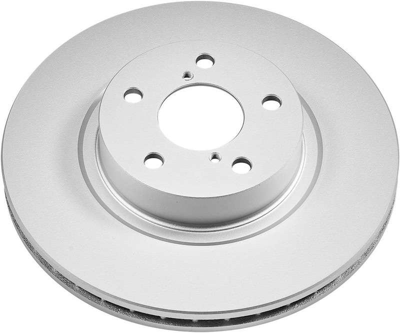 (2) PowerStop JBR359EVC Rear Brake Rotors – Evolution GEOMET Coated - Pair gallery