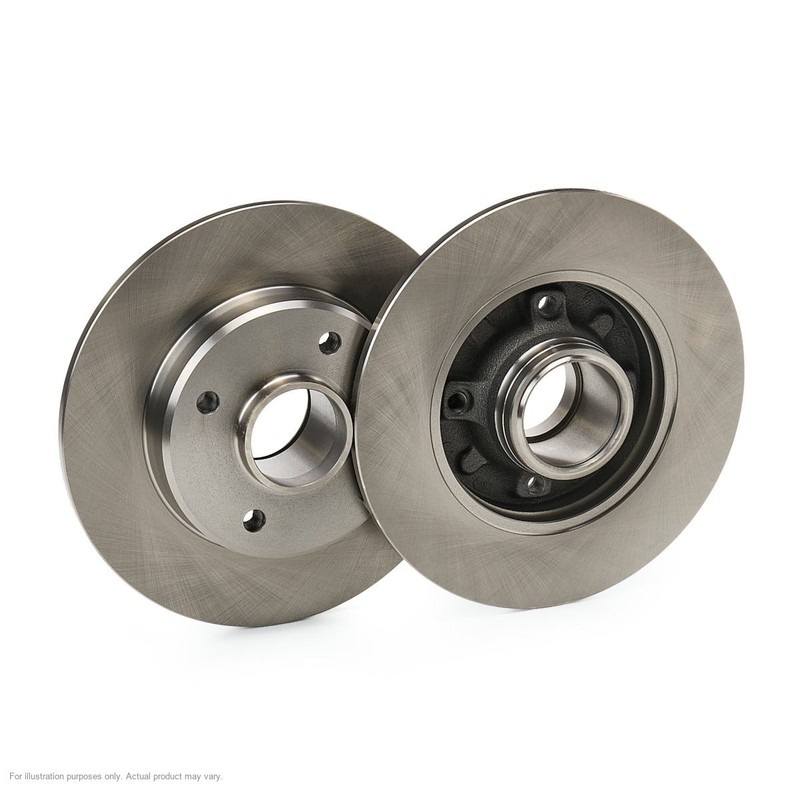 2X APEC Rear Brake Discs for PEUGEOT 307 2000-12 249mm Solid SDK6524 gallery