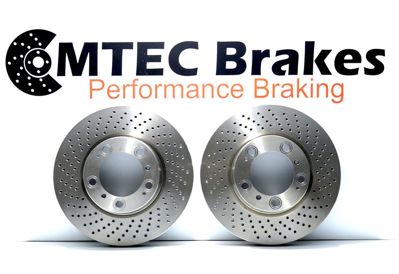 Porsche Boxster 3.2 3.4 S 911 3.4 3.6 Front Brake Discs 318mm Mtec Drilled
