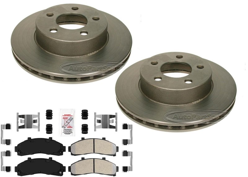 Disc Brake Rotors Brake Pads Fits Ford Ranger 1998-2002 4×4 4 Wheel Drive