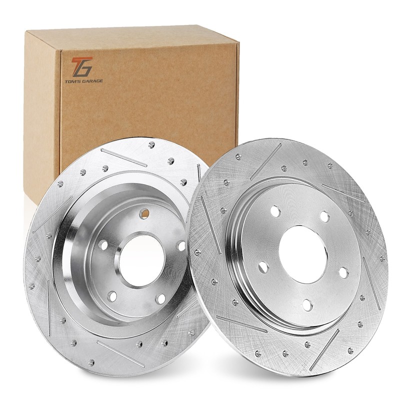 Solid Rear Brake Rotors for Buick Allure LaCrosse Pontiac Grand Prix Impala gallery