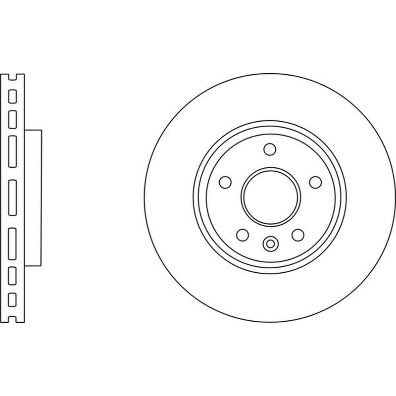 Apec Blue Brake Disc – Front SDK6280 – Fits selected Chevrolet Vauxhall/Opel