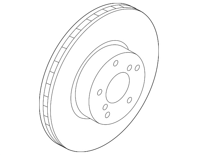 Genuine Subaru Disc Brake Rotor 26300FN010