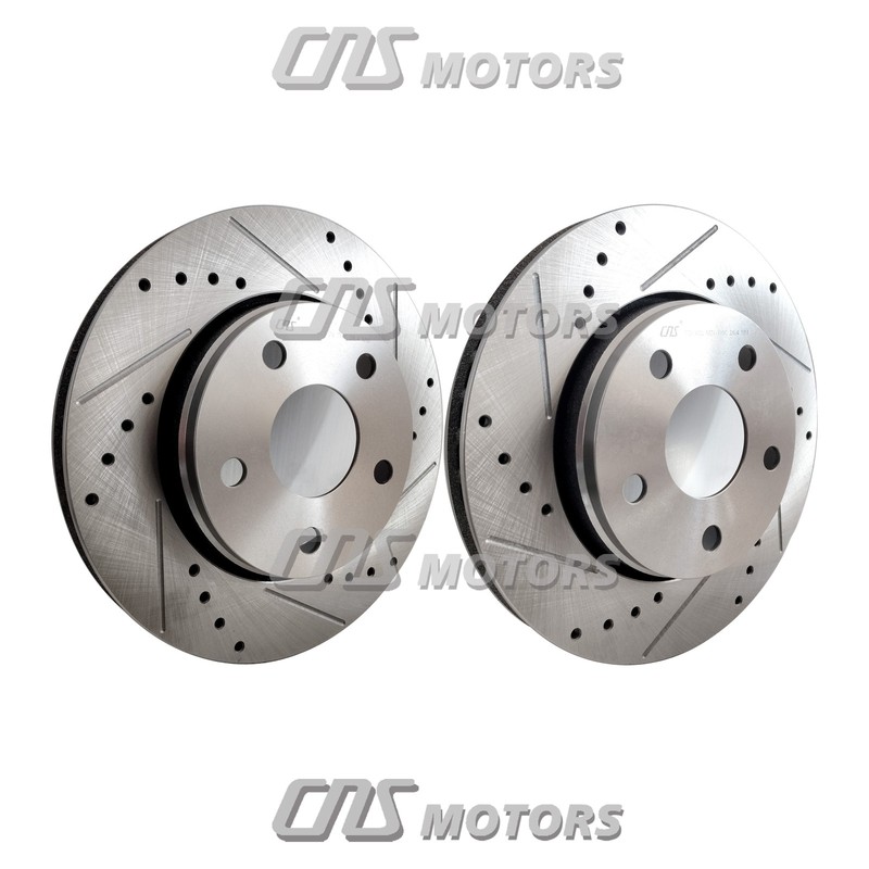 Discos de freno delanteros perforados 53040 para Jeep Wrangler JK 2018