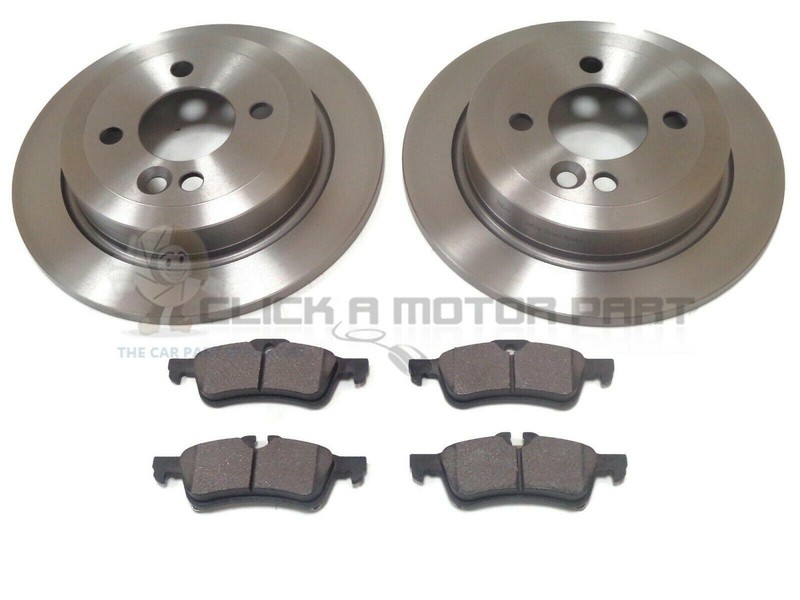 Rear 2 Brake Discs And Pads For Mini R52 Covertible 2004-2009 One Cooper S D