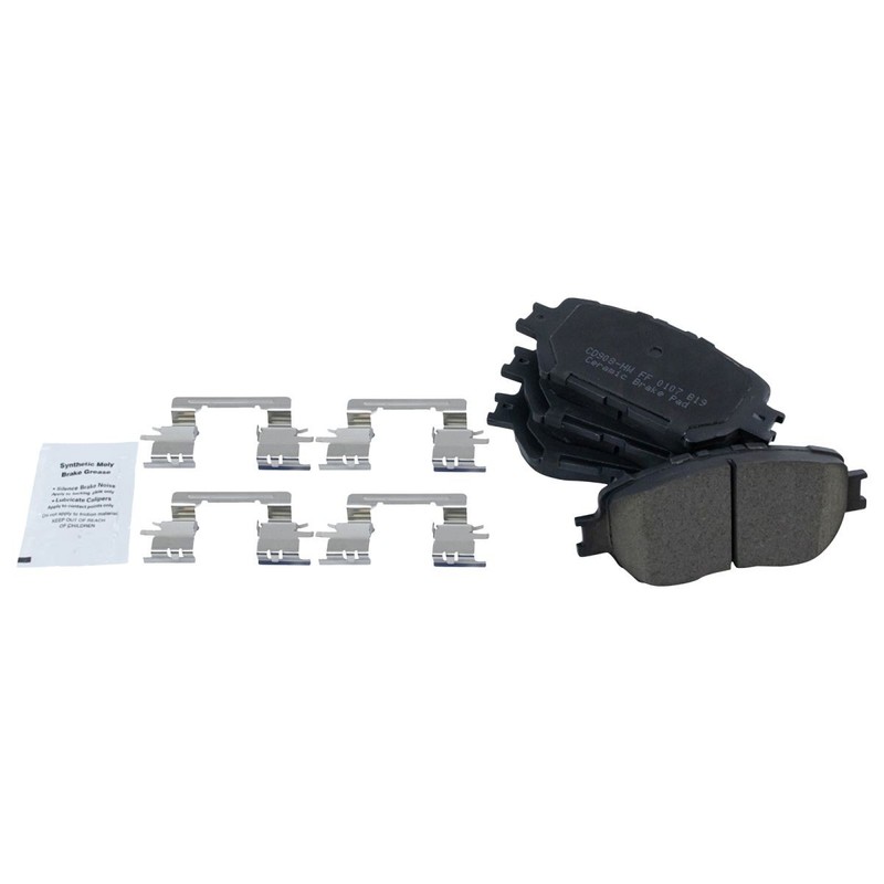 Premium Ceramic Brake Pad & Rotor Front & Rear Kit for Toyota Camry gallery