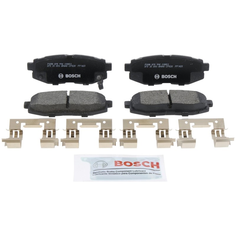 Bosch OEM Front & Rear Ceramic Brake Pads Kit For 2013-2016 Scion FR-S 9 Yr Warr