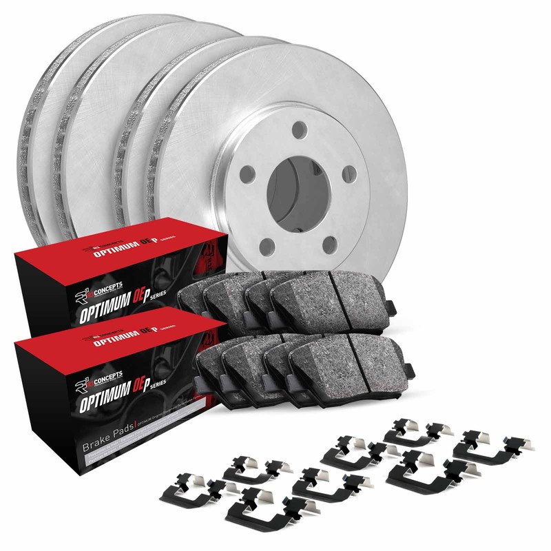 R1 Concepts Wfuh2 74033 R1 Concepts Brake Rotor Blank With Optimum Oe Pads
