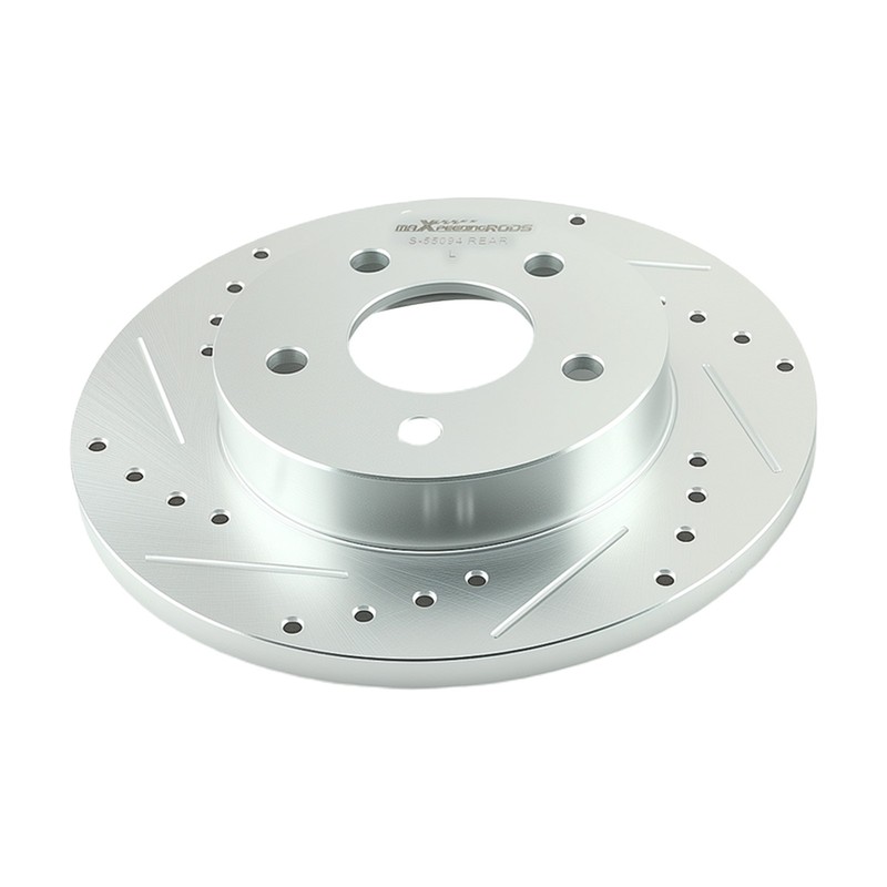 10.63 in Rear Drilled & Slotted Brake Disc For Pontiac Pursuit 2006/G6 2005-2010 gallery