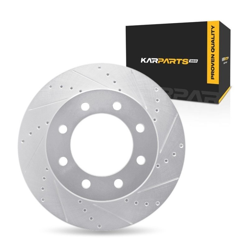 For Ram 4000 2011-2024 Brake Rotor | Silver | 39 mm. / 1.54in. Nominal Thickness