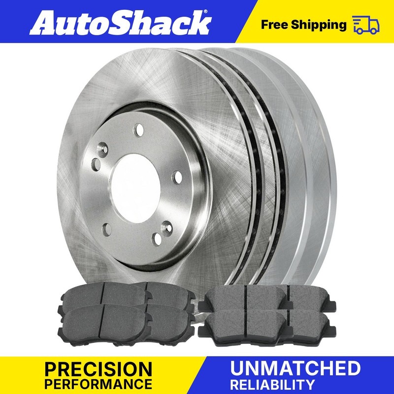 Front and Rear Brake Rotors & Pads for 2008 2009 2010 Hyundai Sonata 2.4L