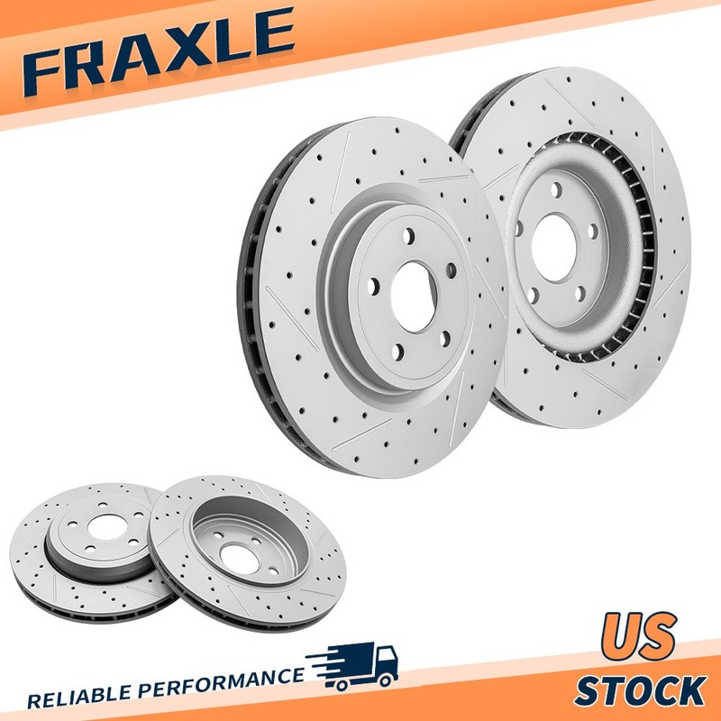 14.96″ Front + 13.78″ Rear Disc Brake Rotors Kit for Jeep Grand Cherokee Durango