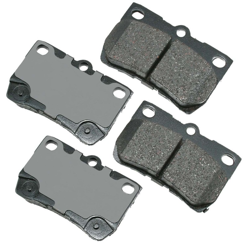 Akebono OEM Front & Rear Brake Pads Kit For 2006-2013 Lexus IS350 10 Yr Warranty