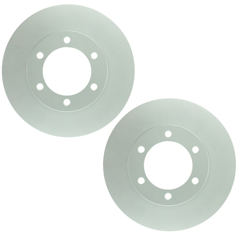 Bosch QuietCast Pair Set of 2 Front Disc Brake Rotors For Toyota Sequoia Tundra