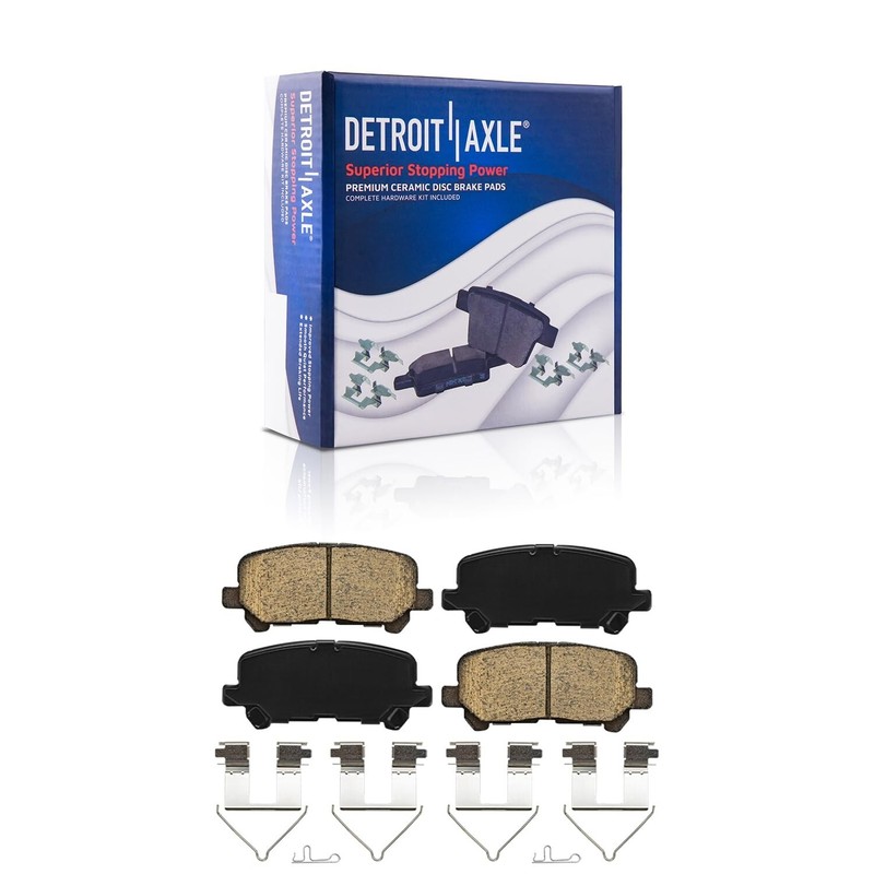 8pc Front Rear Drilled Brake Rotors Brake Pads Kit for 2014 2015 2016 Acura MDX gallery