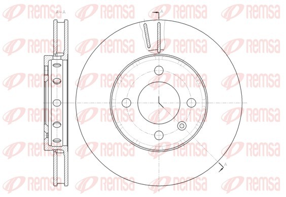 Remsa 61484.10 Brake Disc for Seat, Skoda, VW gallery