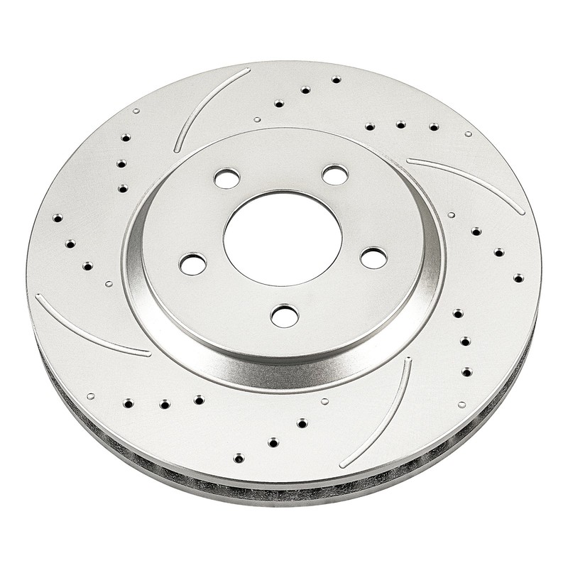 2x Front Drilled Slotted Brake Rotors Fits 2012-2014 Ford Mustang V6 3.7L 680326 gallery
