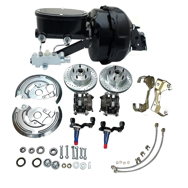 DISC Front Brake Conversion Kit For 1964-1972 Chevelle W/ 9″ Power Brake Booster