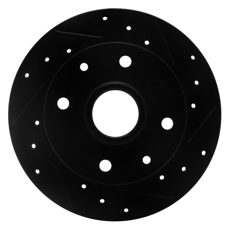 For Mazda RX-7 81-85 Brake Rotor eLINE Drilled & Slotted 1-Piece Rear Passenger gallery