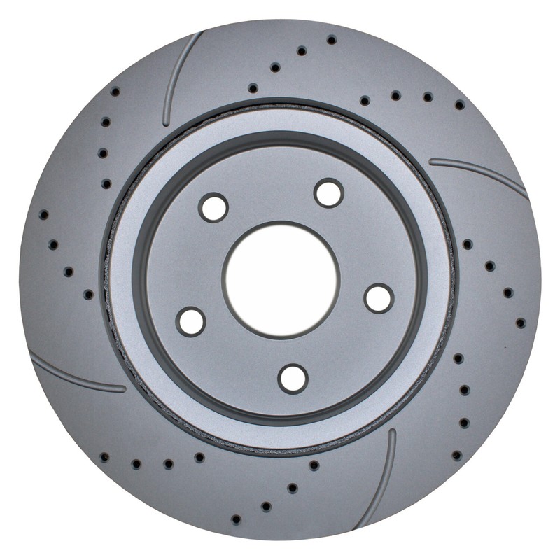Bison Performance Pair Front Drill Coat 336mm Brake Rotors for Durango Ram 1500 gallery