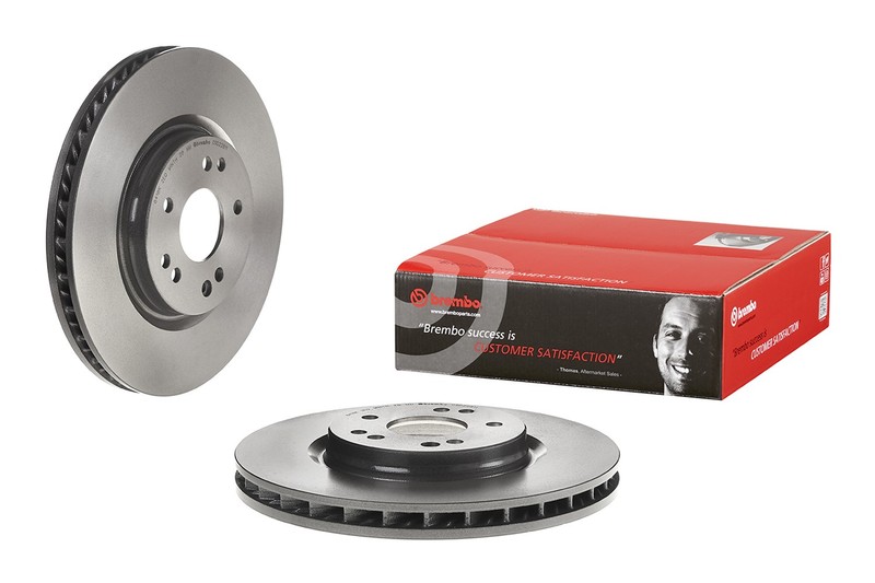 Brembo Front Driver Left 320mm UV Coated Disc Brake Rotor For Mercedes R129 W124