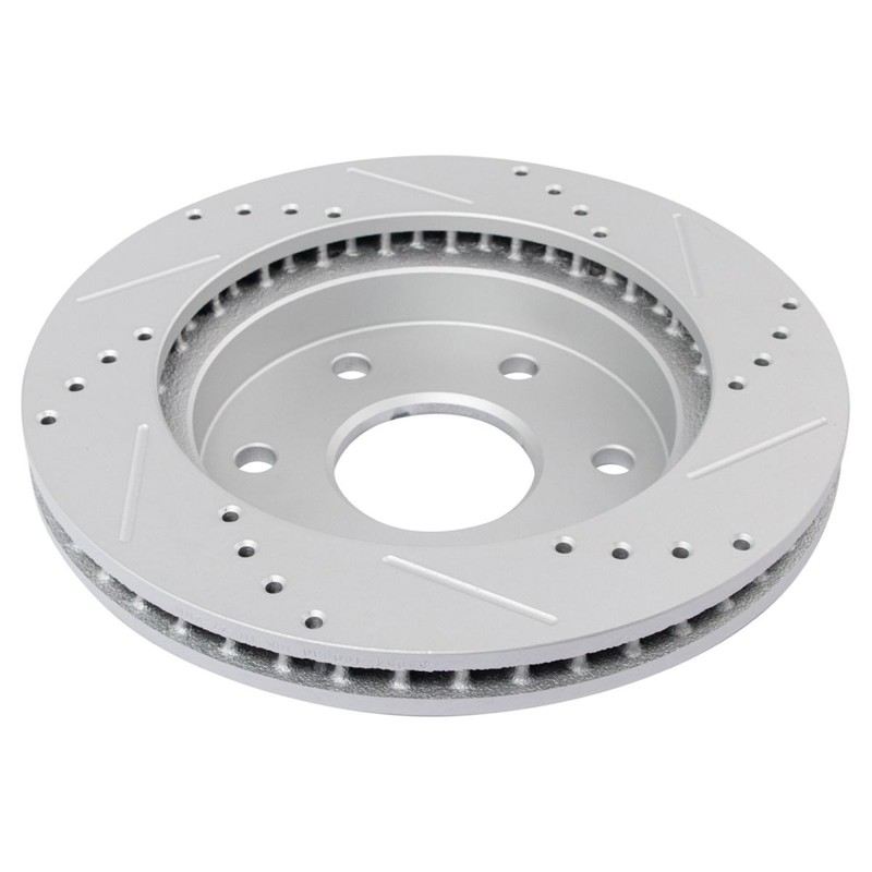 TRQ Front & Rear Ceramic Disc Brake Pad Performance Rotor & Hardware Kit for GM gallery