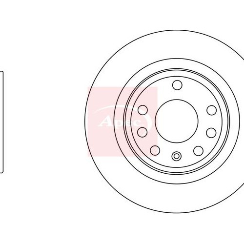 APEC Brake Disc DSK2717