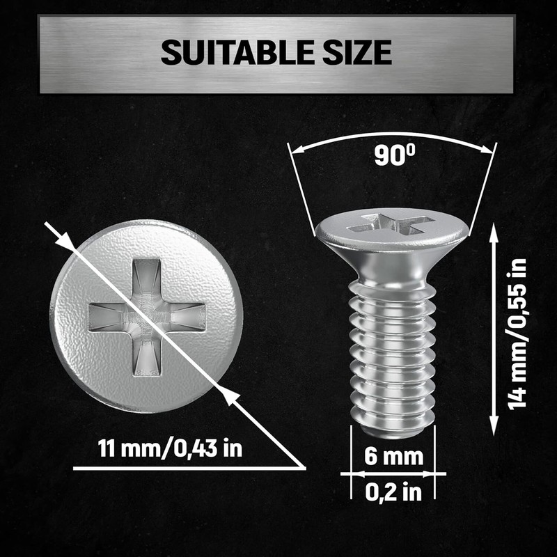8pcs Screws Rotor Brake Disc Retaining 93600-06014-0H For Honda Accord Civic gallery