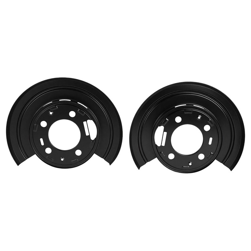 Set of 2 Brake Dust Shields Rear Driver & Passenger Side for F450 Truck Pair gallery