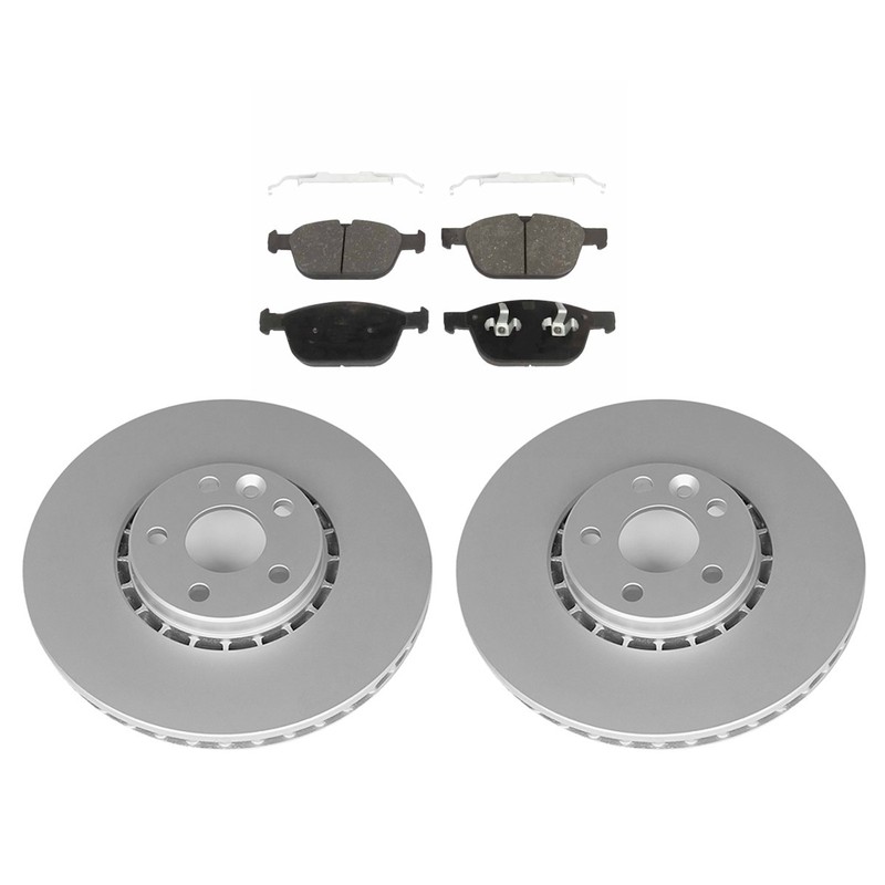 KIT-090821-298 Sure Stop 2-Wheel Set Brake Disc and Pad Kits Front for XC60
