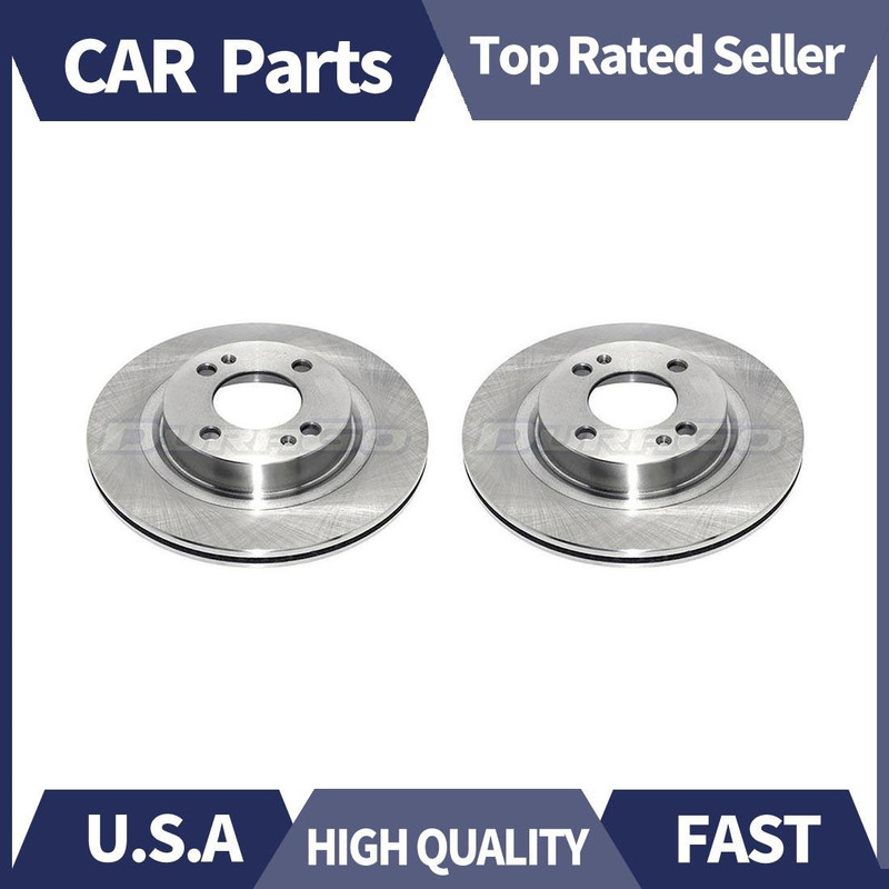 DuraGo Front 2PCS Disc Brake Rotor For Mitsubishi Mirage Mirage G4