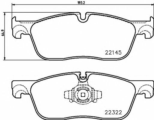 Front DISCS & PADS for LANDROVER RANGE ROVER VELAR 2.0 P400 Hybrid 4x4 2020-on gallery