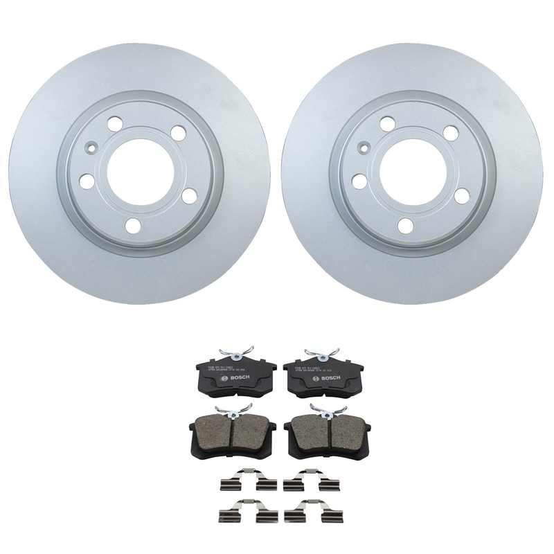 Hella Rear Rotor Bosch QuietCast Ceramic Disc Brake Pad Kit For A8 Quattro S8 V8