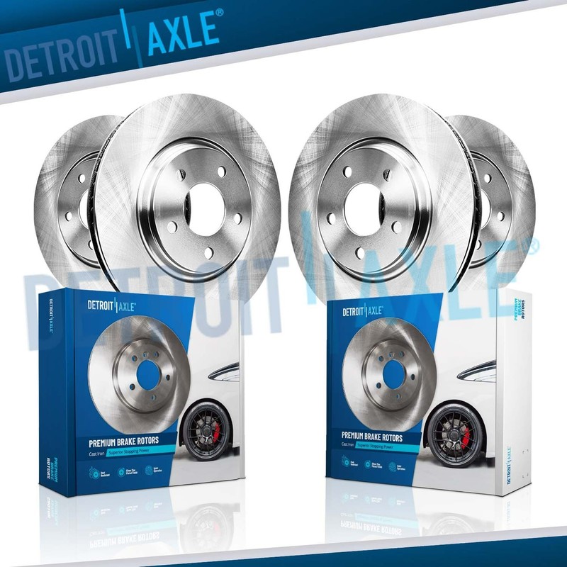 12.99″ Front 12.13″ Rear Disc Brake Rotors Kit for 2019-2025 Infiniti QX55 QX50