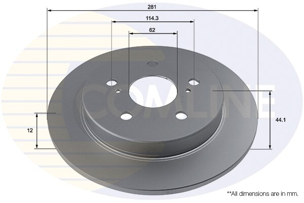 Fits Toyota C-HR Camry Lexus NX UX 1.2 1.8 2.0 2.4 2.5 PV Rear Brake Disc gallery
