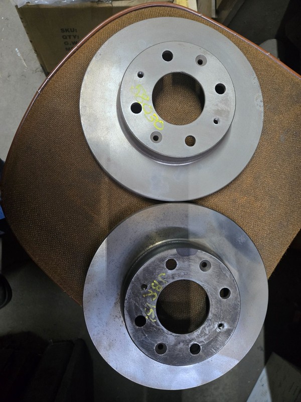 JBR155 Pair of Front Brake Rotors Honda Civic CRX & Insight