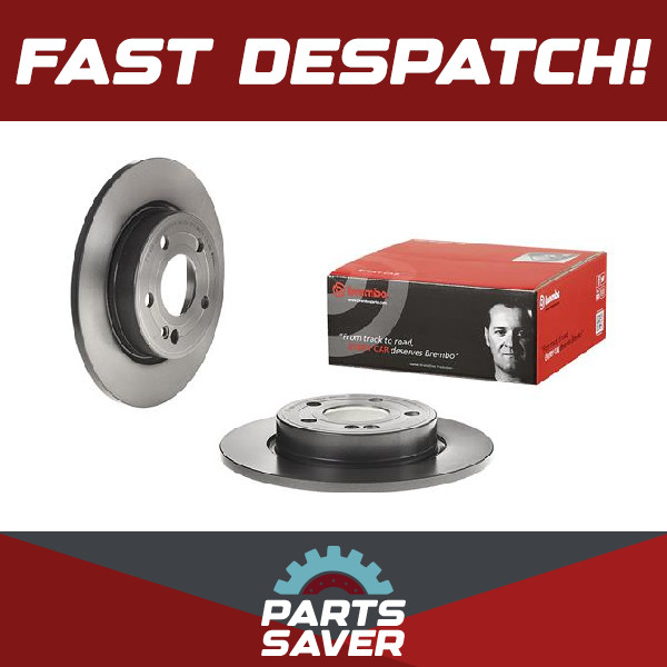 2x Brake Discs Pair Solid fits MERCEDES B160D W247 1.5D Rear 2019 on 276mm Set