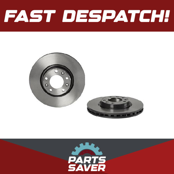 2x Brake Discs Pair Vented fits CITROEN C4 GRAND PICASSO Mk2 2.0D Front 2013 on